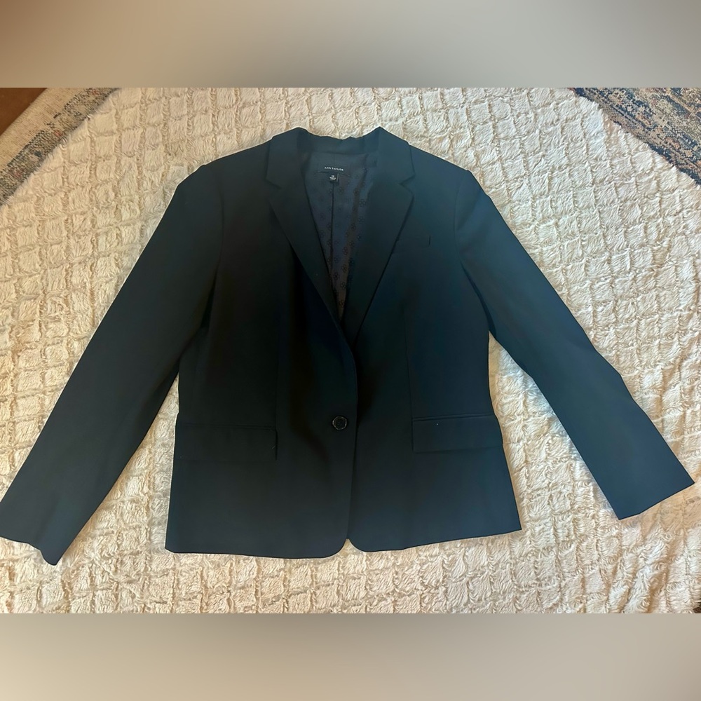 Ann Taylor Size 14 Black Dress Coat Women’s